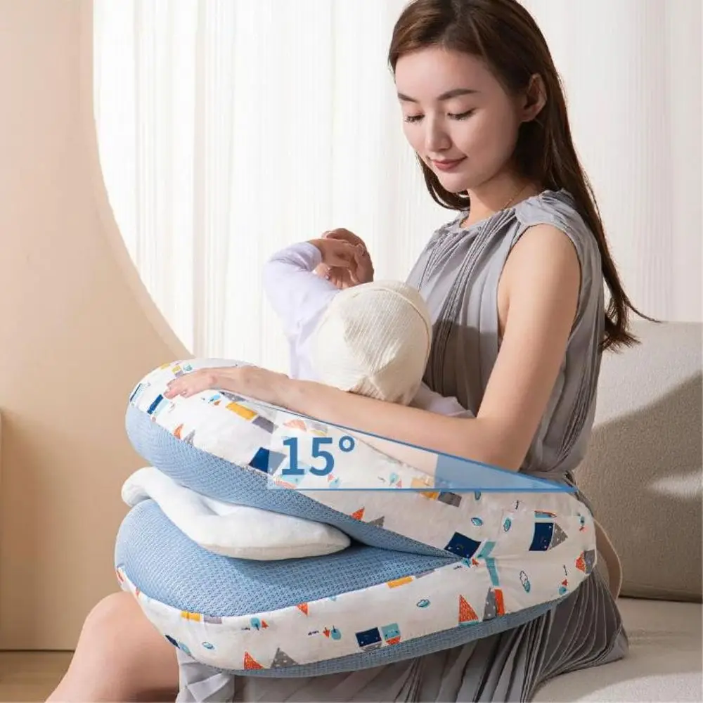 Almohada de lactancia desmontable – Antisaliva para descanso materno - imagen 4