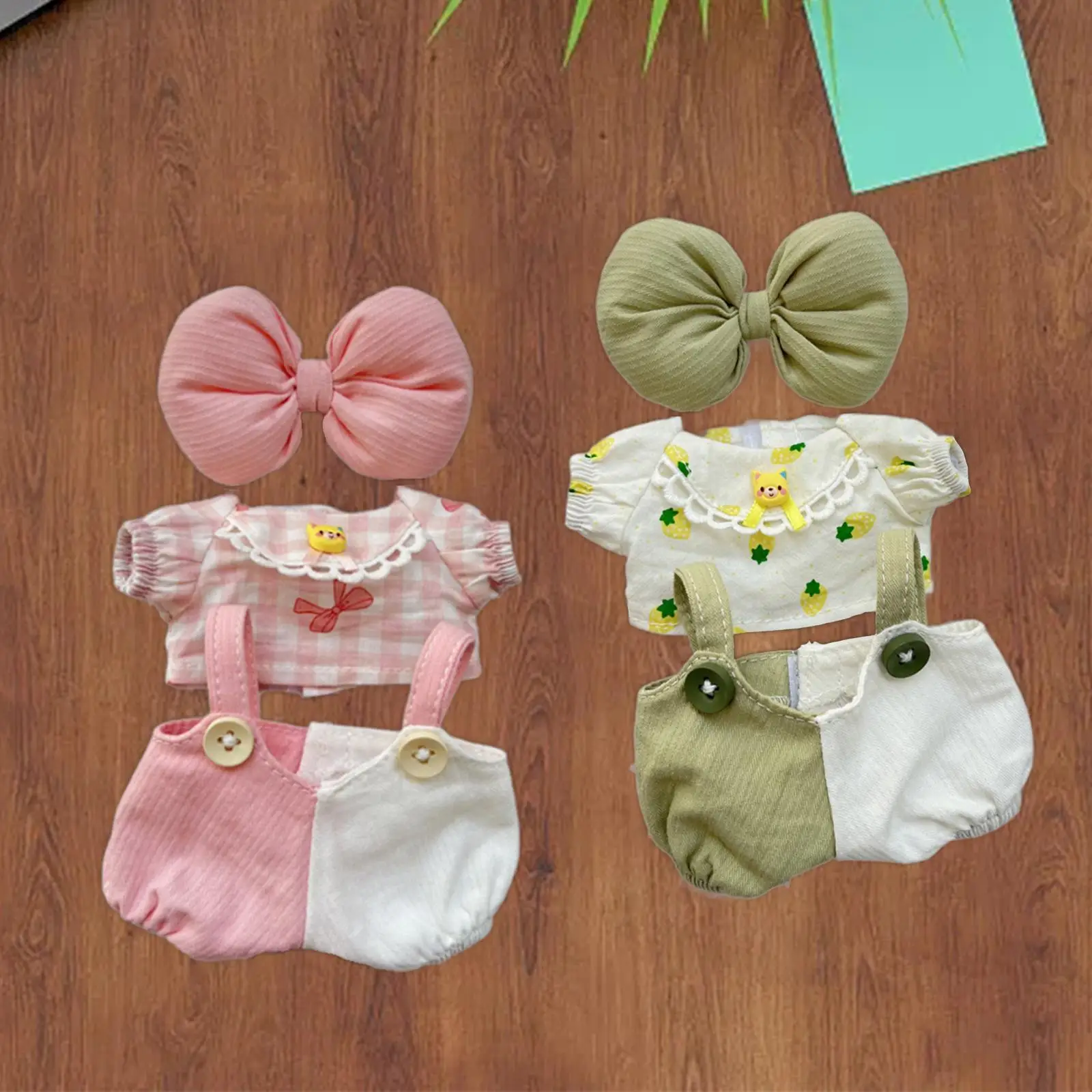15cm Plush Doll Clothes, Doll Clothing Alive Doll Clothes and Accessories, Girls Gift Girl Doll Clothes Romper Gift,