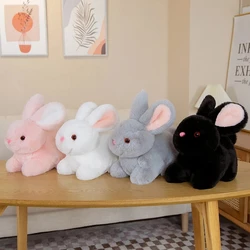 Conejo de peluche bonito y creativo, adornos de mesa, juguetes de animales de peluche, regalo, bolsa esponjosa divertida, colgante, modelo de conejito de simulación