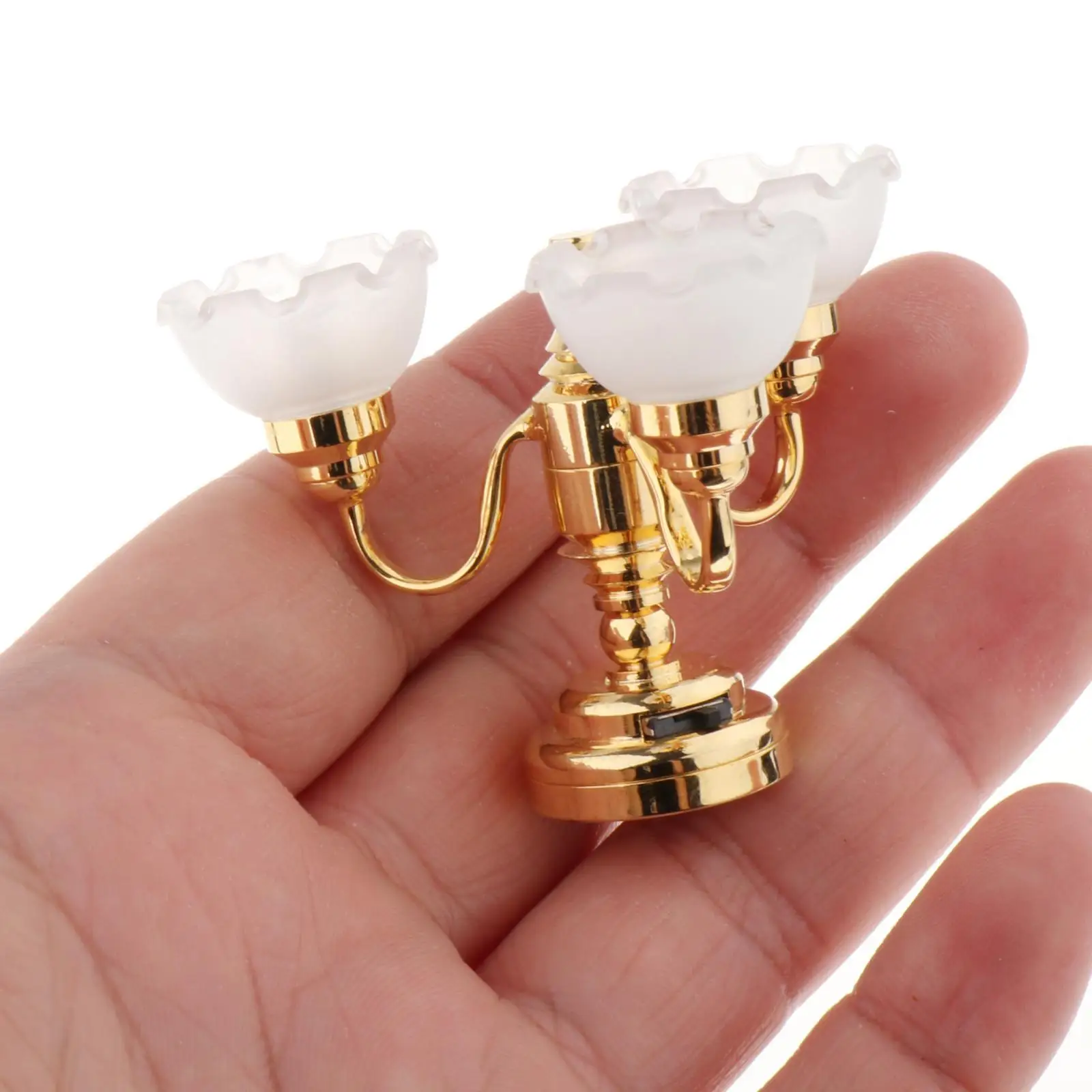1/12 Scale Miniature Ceiling Lamp Accessories Toy Doll Accessories Decoration for Living Room Kitchen Bedroom Dining Room Garden