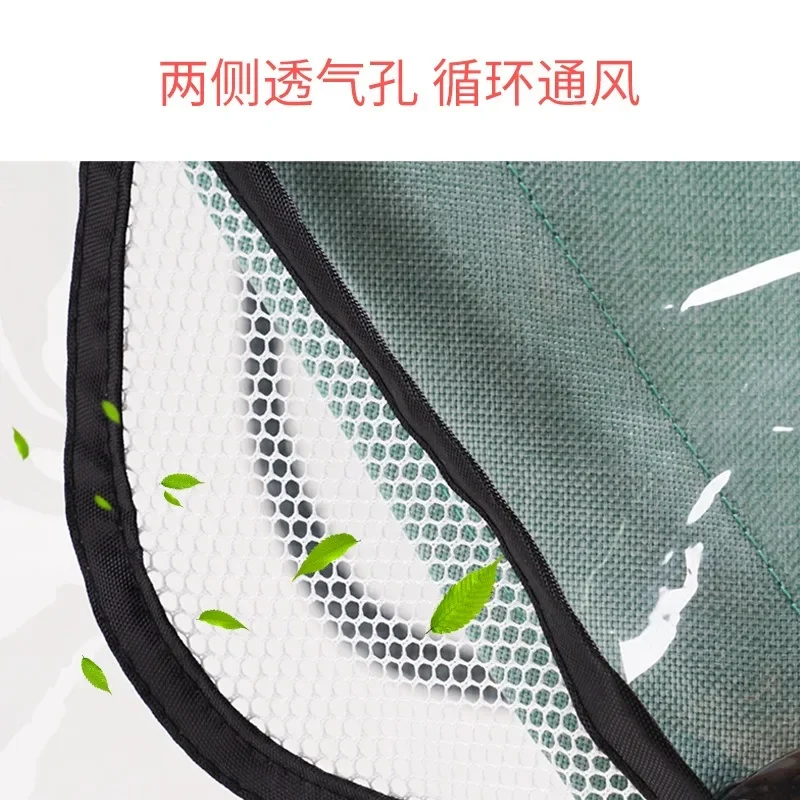 Cubierta de lluvia para cochecito de uso General, parabrisas para cochecito de bebé, paracaídas, cubierta de lluvia cálida, chubasquero para coche de niños - imagen 2