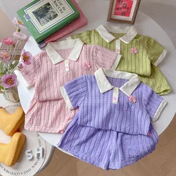Conjunto de verano bebé manga corta y pantalón corto