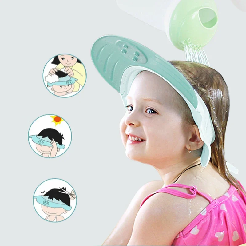 Gorro de silicona para lavar el pelo del bebé – Orejas de cerdo - imagen 2