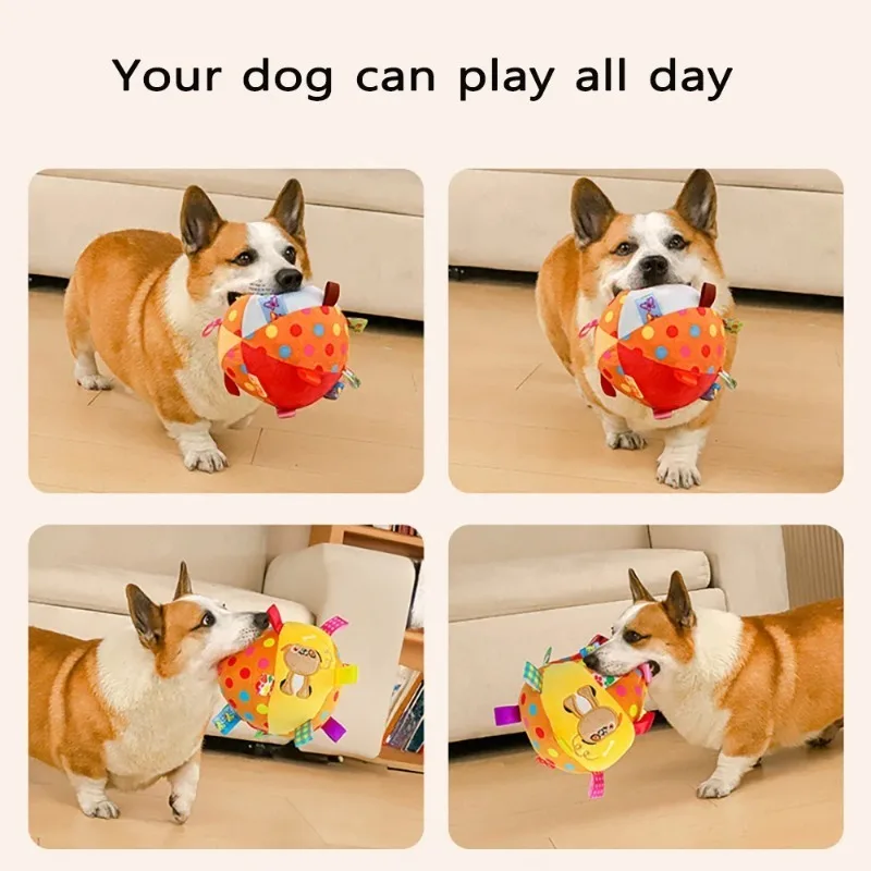 Pelota interactiva para perros con sonido tipo Vocal - imagen 2