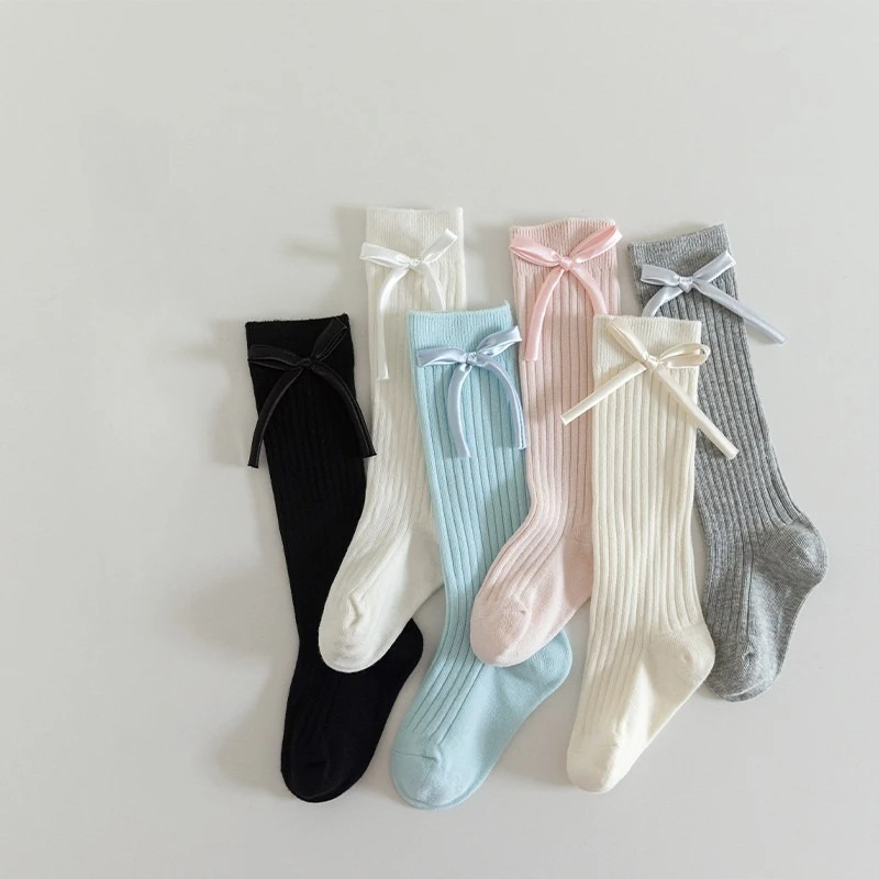 Calcetines a media pierna con lazos para niña – Estilo princesa japonés - imagen 4