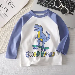 Camiseta manga larga dinosaurios – Para niños y niñas
