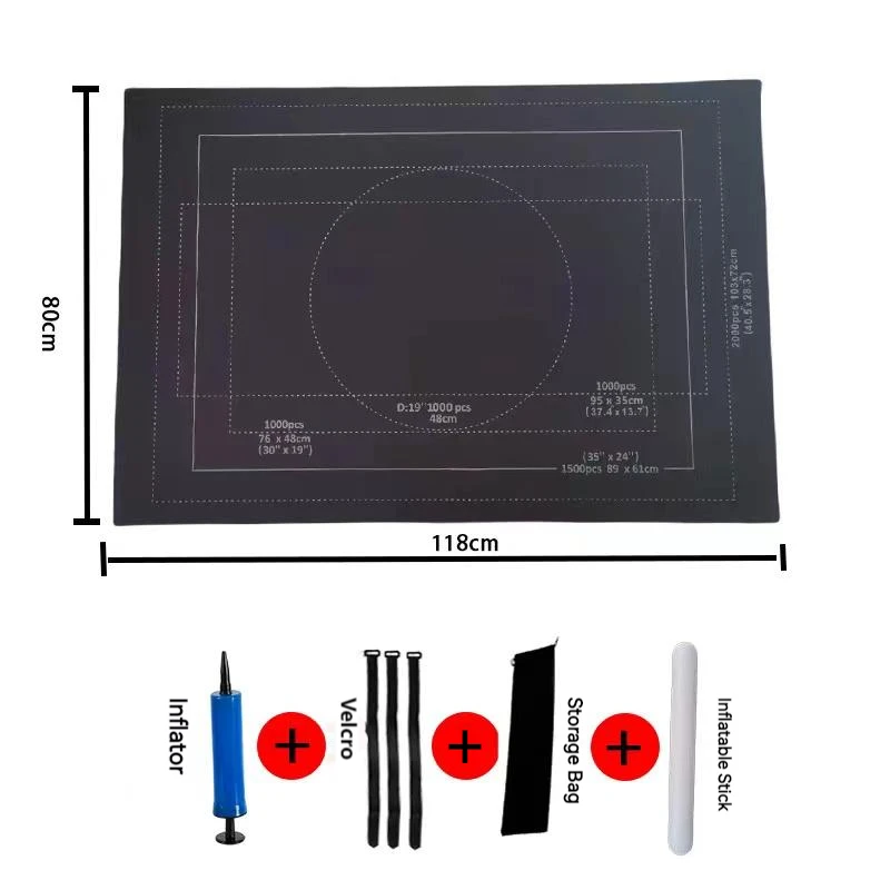 Estera de rompecabezas enrollable para adultos y niños, tablero de rompecabezas grande de 2000 piezas, almacenamiento de rompecabezas fácil, Ahorrador de rompecabezas, 1500 - imagen 5