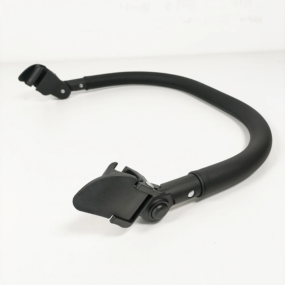 Reposabrazos de cochecito para bicicleta, barra de parachoques con abrazaderas de cubierta de cuero, accesorios de repuesto ajustables para bebé de Ángel - imagen 4