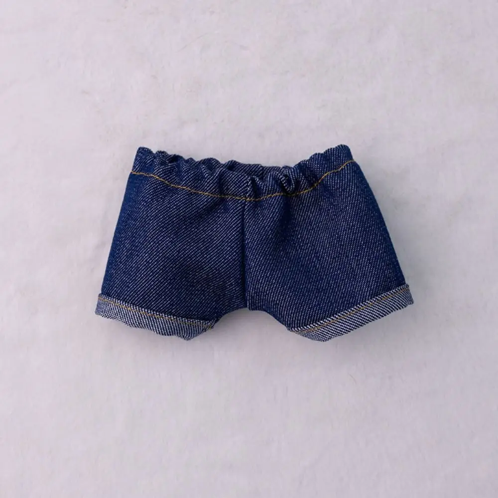 Pantalones de muñeca de 15cm para muñecas Kawaii Labubu Idol, ropa bonita de 17cm, pantalones vaqueros Labubu, ropa de muñeca de peluche, accesorios de atuendo