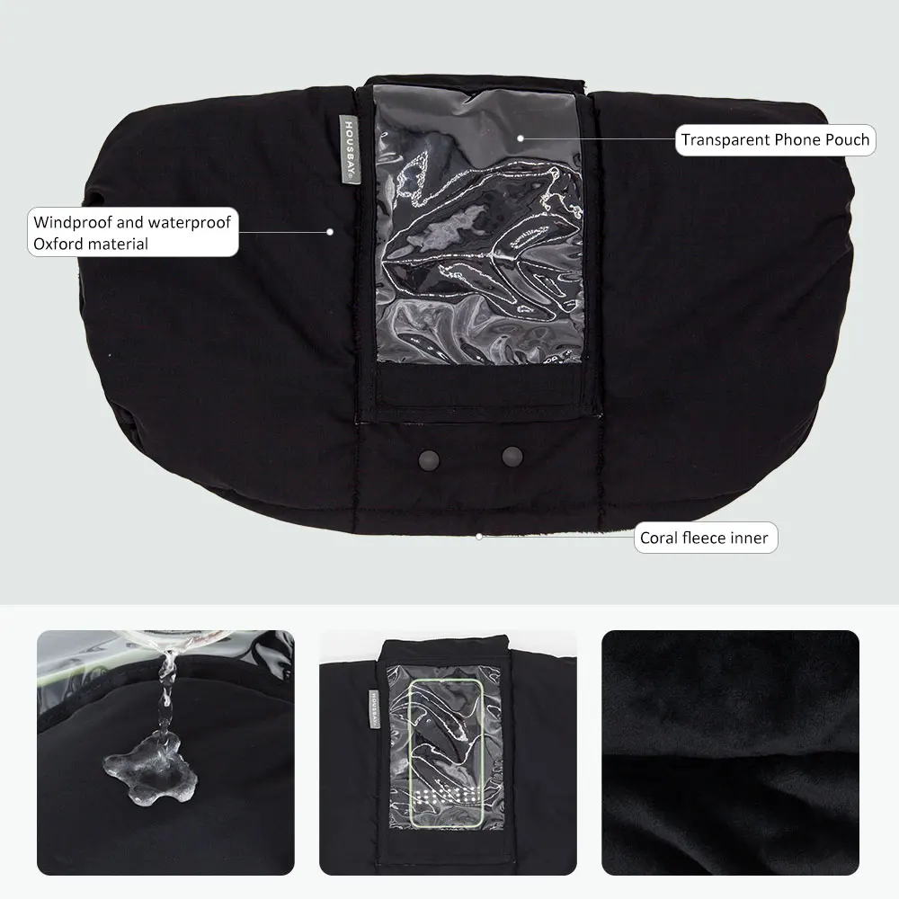 Guantes de invierno para cochecito – Forro polar térmico bebé - imagen 4