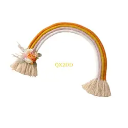 QX2D Accesorios para fotos de recién nacido arcoíris hecho a mano