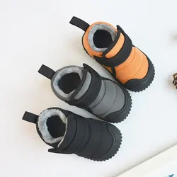 Botas de nieve infantiles con forro térmico y suela flexible
