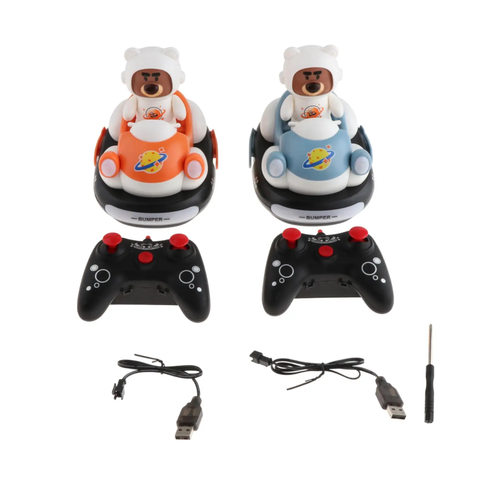 2Pcs Remote Control Cars RC Cars Set Party Favor with Light and Sound Cartoon RC 2Pcs Remote Control Cars RC Cars Set Party Favor with Light and Sound Cartoon RC