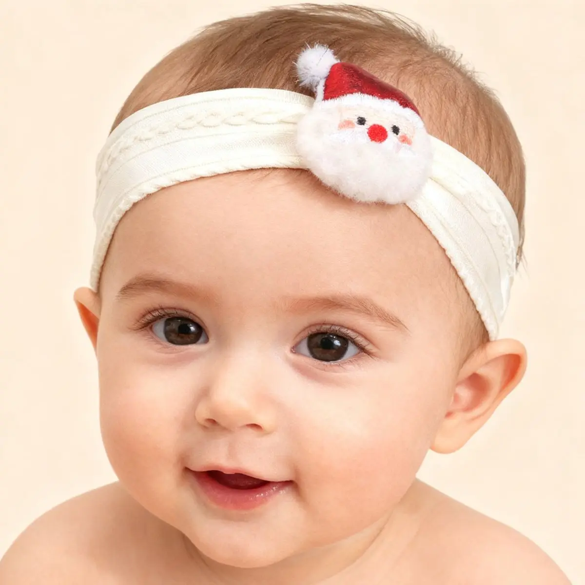 Diadema suave para niñas recién nacidas, bonito gorro de dibujos animados de muñeco de nieve y alce, turbante para la cabeza, gorro para bebés y niños, elemento de Papá Noel