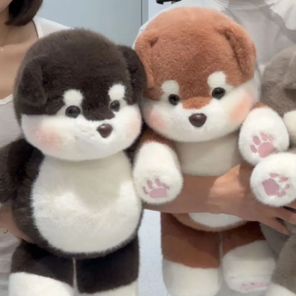 새로운 디자인의 부드러운 강아지 동물 베개 귀여운 17.7인치 정서 지원 베개 - imagen 4