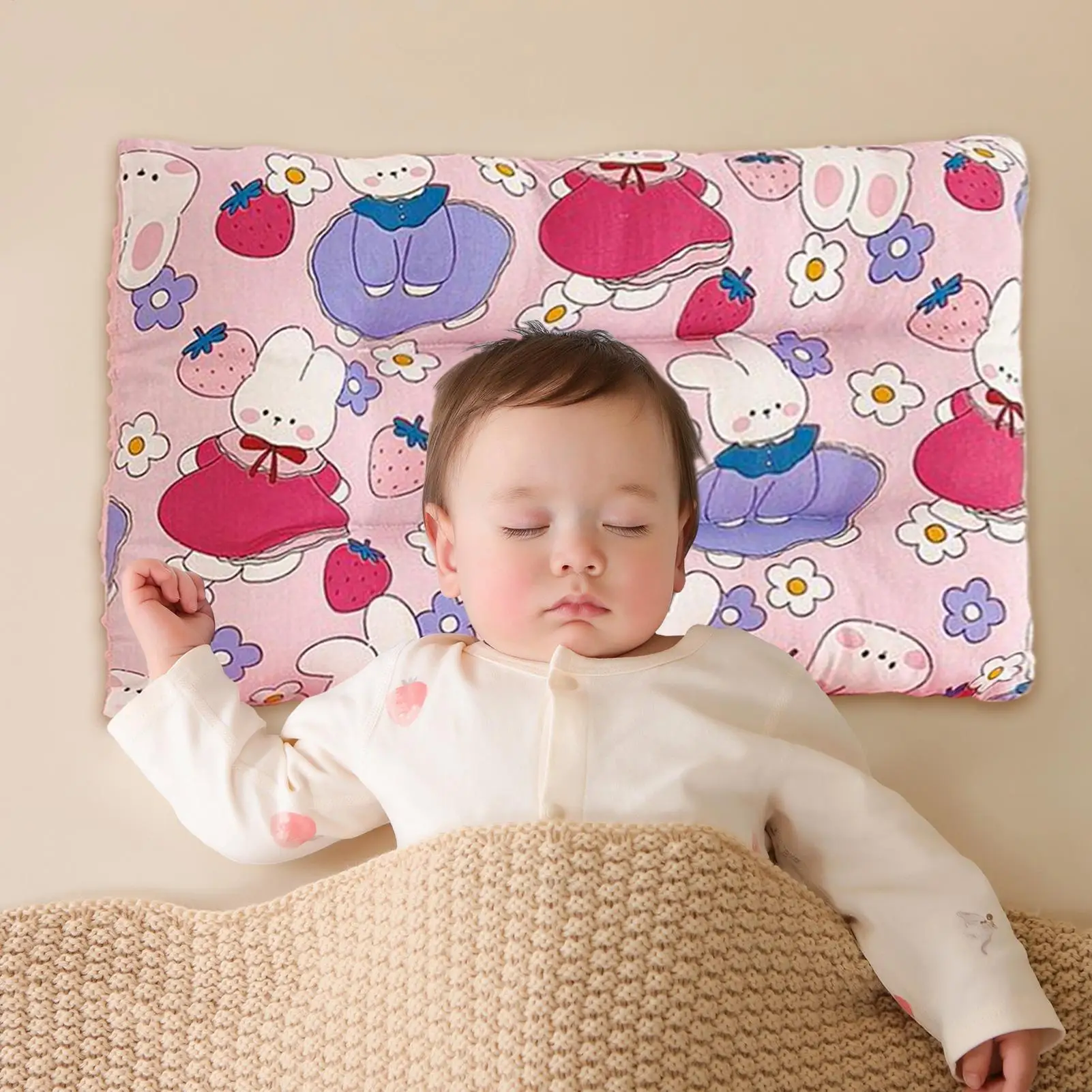 Almohada para niños, almohadas para dormir con diseño de dibujos animados, cojín suave decorativo bonito para cama, suelo, viaje, lectura, coche - imagen 2