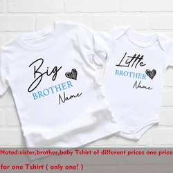 Camiseta personalizada para niños y niñas conjunto a juego hermanos