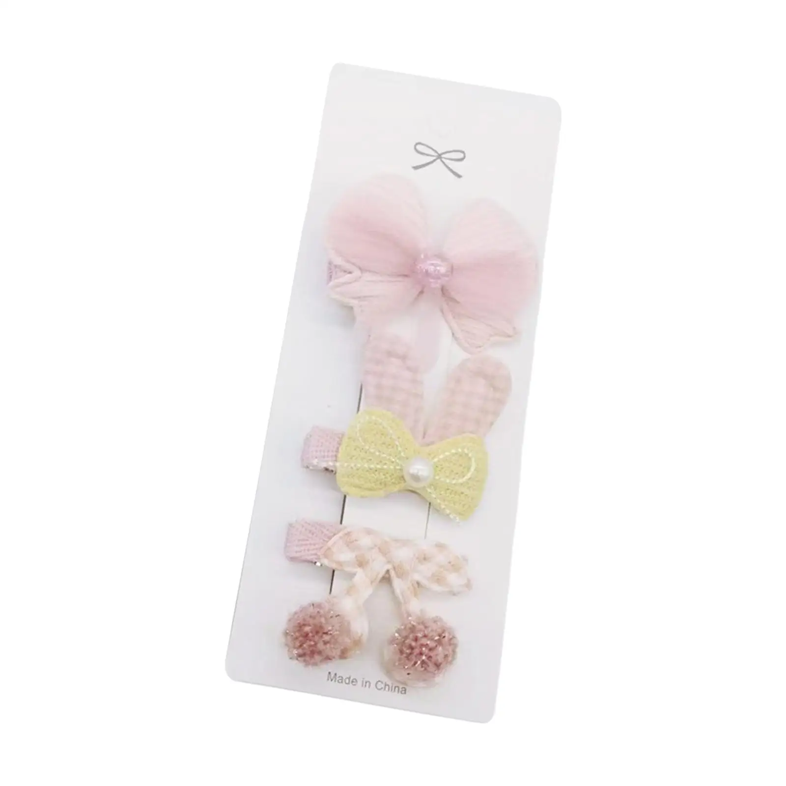 3 Pieces Girls Hair Clips Headwear Hair Bows for Little Girls Toddlers Baby