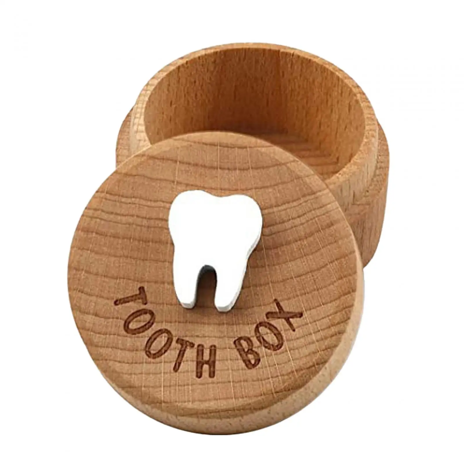 Caja recuerdos hada dientes bebé personalizada de madera – Regalo - imagen 3