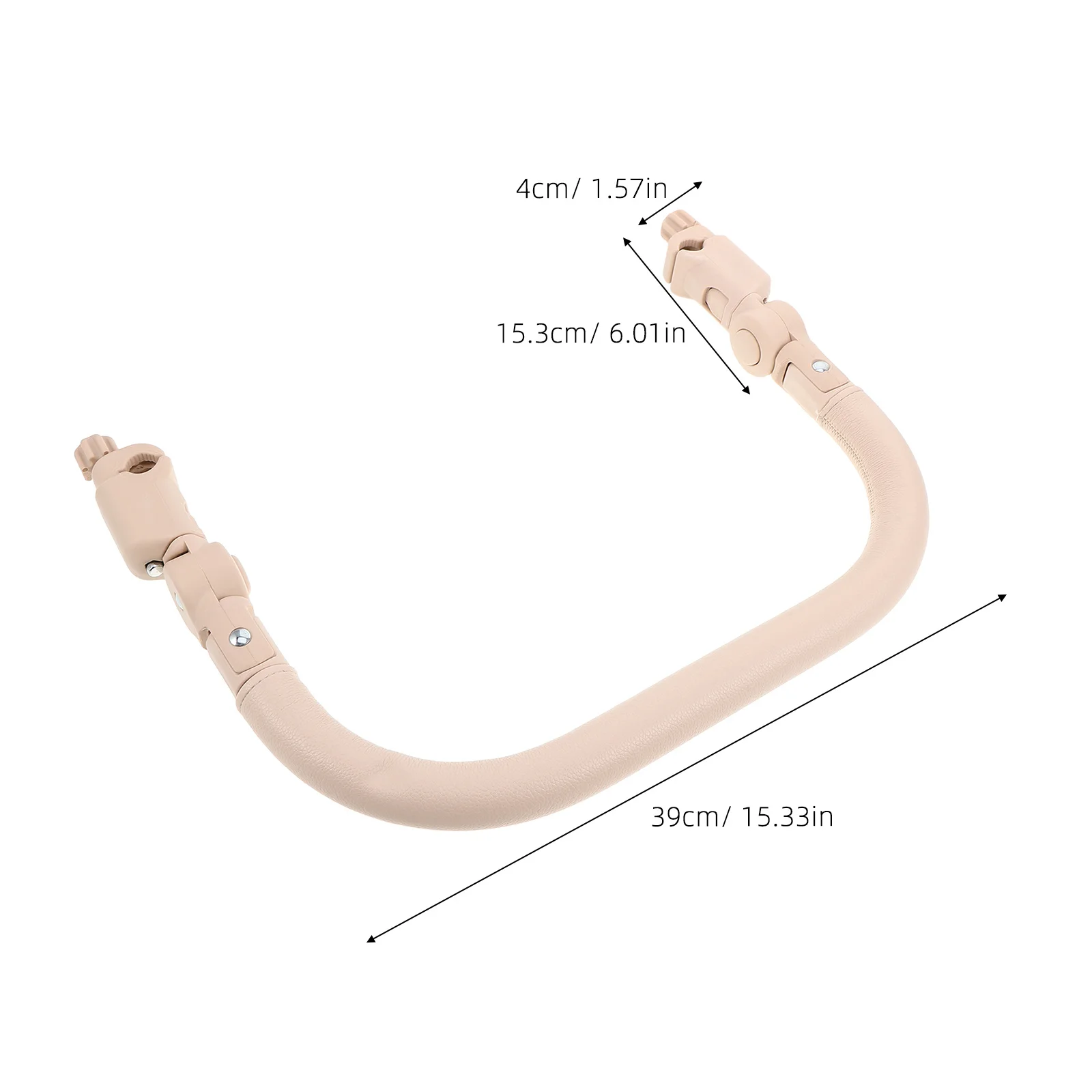 Accesorio Universal para Cochecito de Bebé, Extensión de Manillar, Cubierta de Espuma de Poliuretano, Reposabrazos, Barra de Protección, Repuesto para Exteriores - imagen 4