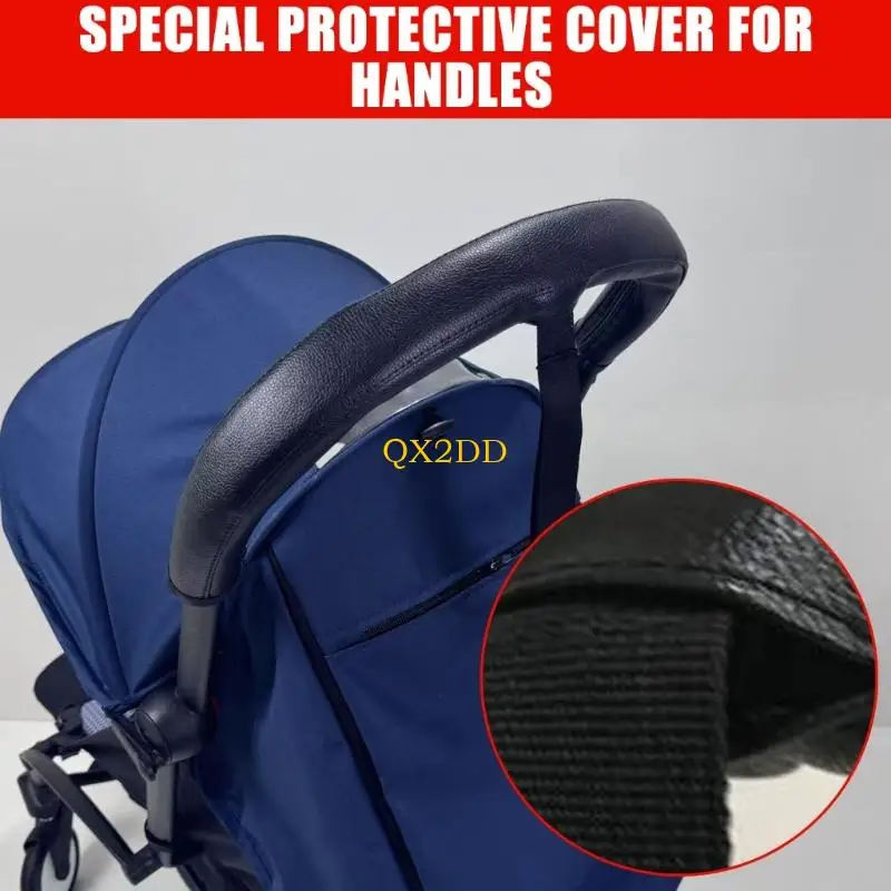 QX2D Cochecitos Antideslizantes Protector Suave Superficies Cuero PU Cómodas - imagen 5