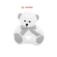 1pcs white