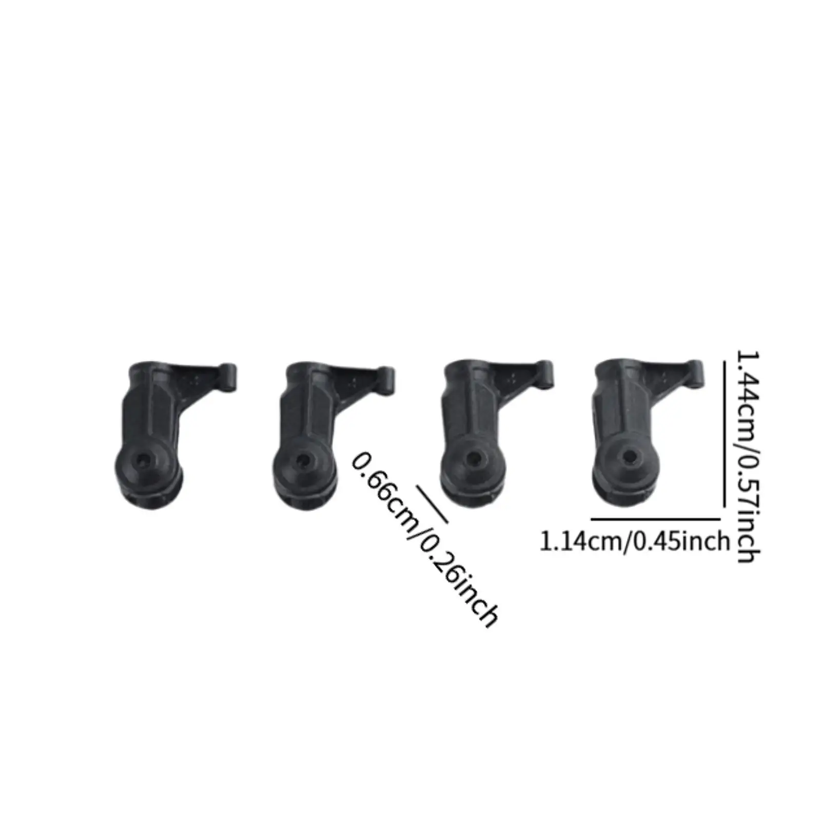 4Pcs RC Helicopter Rotor Heads Assembly Modification Spare Parts for K124 K170 Remote Control Helicopter RC Glider Airplane