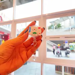Clip retráctil portachupete para bebé – Acabado suave y seguro