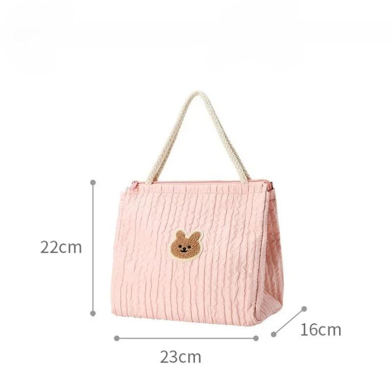Bolsa de pañales bebé grande multifuncional con bolsillos y correa - imagen 5