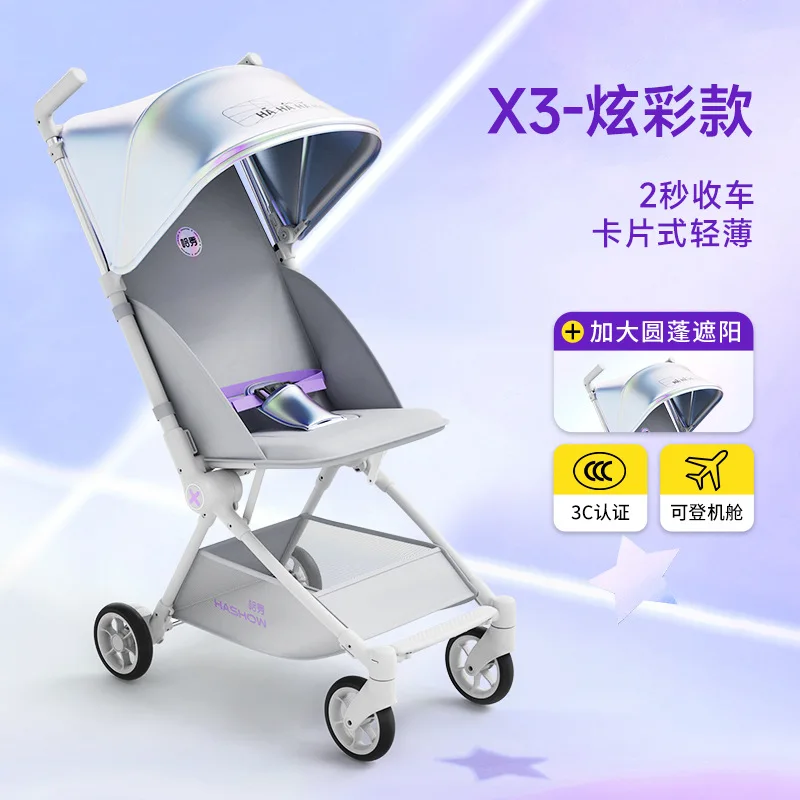 Carrito de bolsillo para cochecito de bebé, herramienta para caminar plegable y ligera, se puede utilizar para tarjetas de embarque, cochecitos de bebé - imagen 5