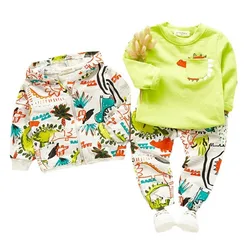 Conjunto de ropa de otoño para niña con chaqueta con capucha y pants - 3 piezas