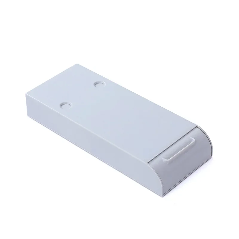 Caja de almacenamiento oculta para escritorio, cajón de plástico autoadhesivo, soporte de almacenamiento de mesa, organizador Simple de artículos diversos, cosméticos y papelería - imagen 5