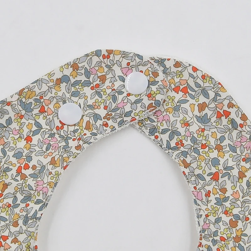 QX2D Babero lactancia para bebés, babero para recién nacidos, impermeable, parte trasera, toalla Saliva - imagen 4