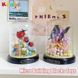 Bloques de construcción micro para niños girasol – Cubierta expositora