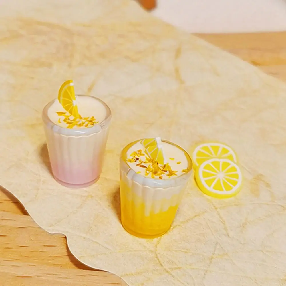 Regalo 1/6 1/8 1/12 casa de muñecas bebidas postre jugo Multicolor helado en miniatura accesorios escena modelo Micro taza de bebida - imagen 3