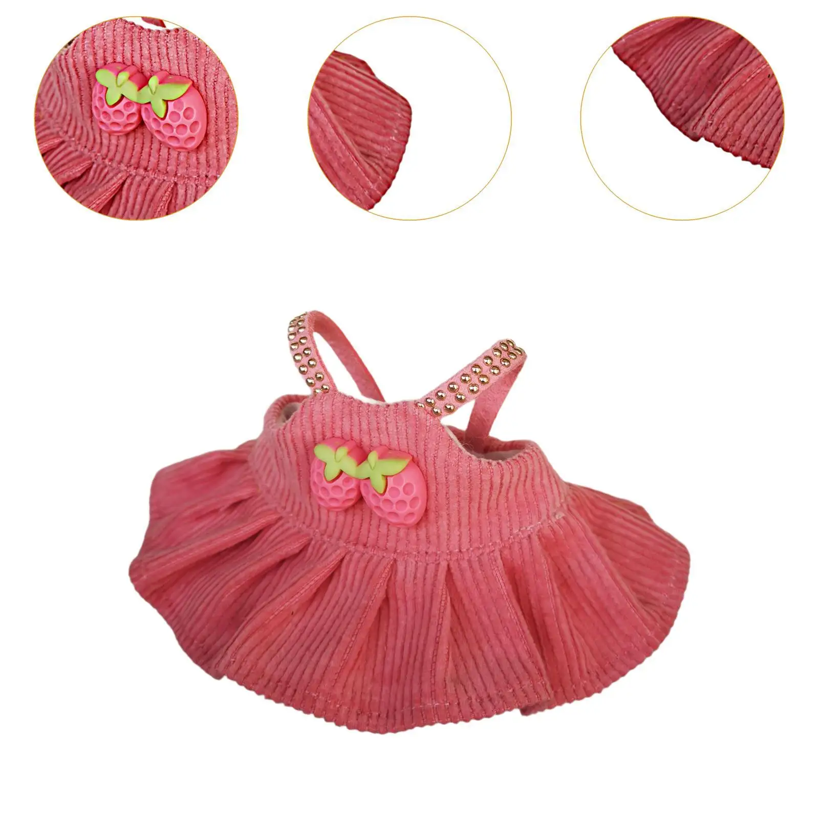 Doll Clothes Set,Fashion Dolls Dress Suit,Costume Accessories Shoes for 17cm Dolls,Dress up Birthday Gifts,Thanksgiving Gifts