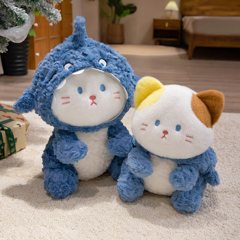 Peluche suave para niños: perro, gato o tiburón - regalo perfecto - imagen 2