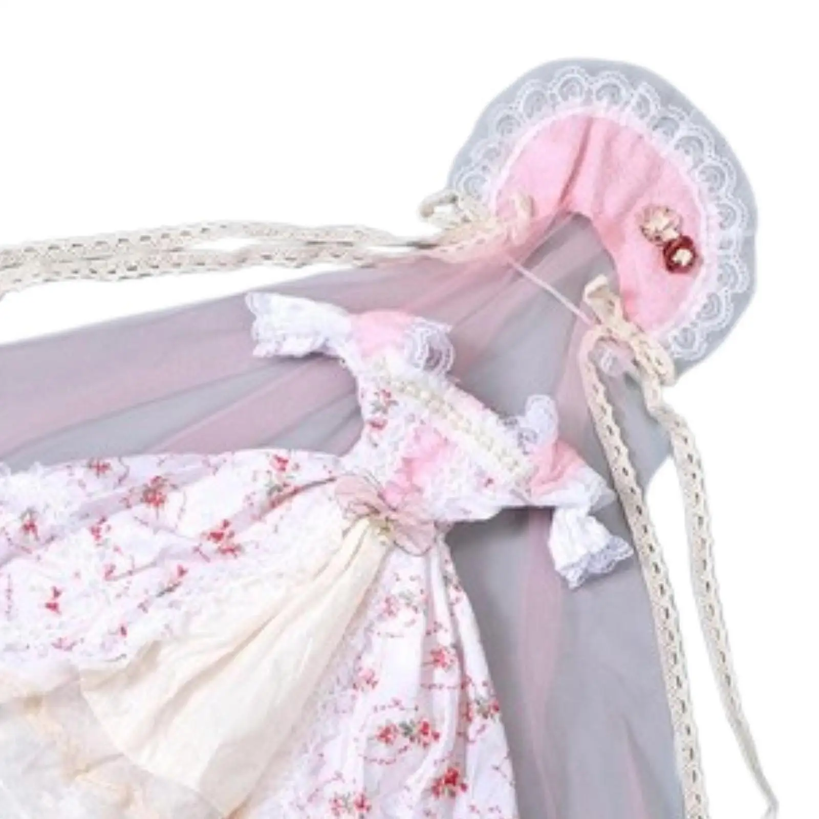 Disfraz de vestido de princesa para muñeca 1/3, disfraz educativo DIY para niños de 23,62 pulgadas - imagen 5