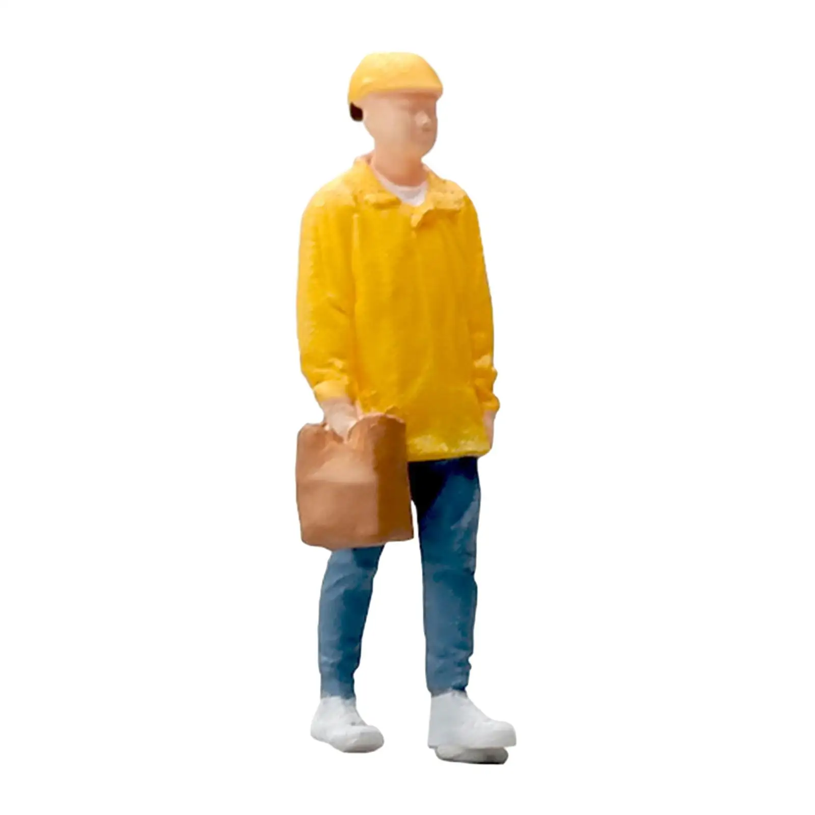 1/64 Scale People Figures Resin Tiny People Model Miniature People Figurines for Micro Landscapes Dollhouse Accessories Decor