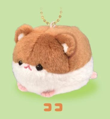 brown white hamster