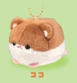 brown white hamster