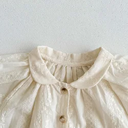 Conjunto de algodón transpirable para niña: camiseta y bombachos