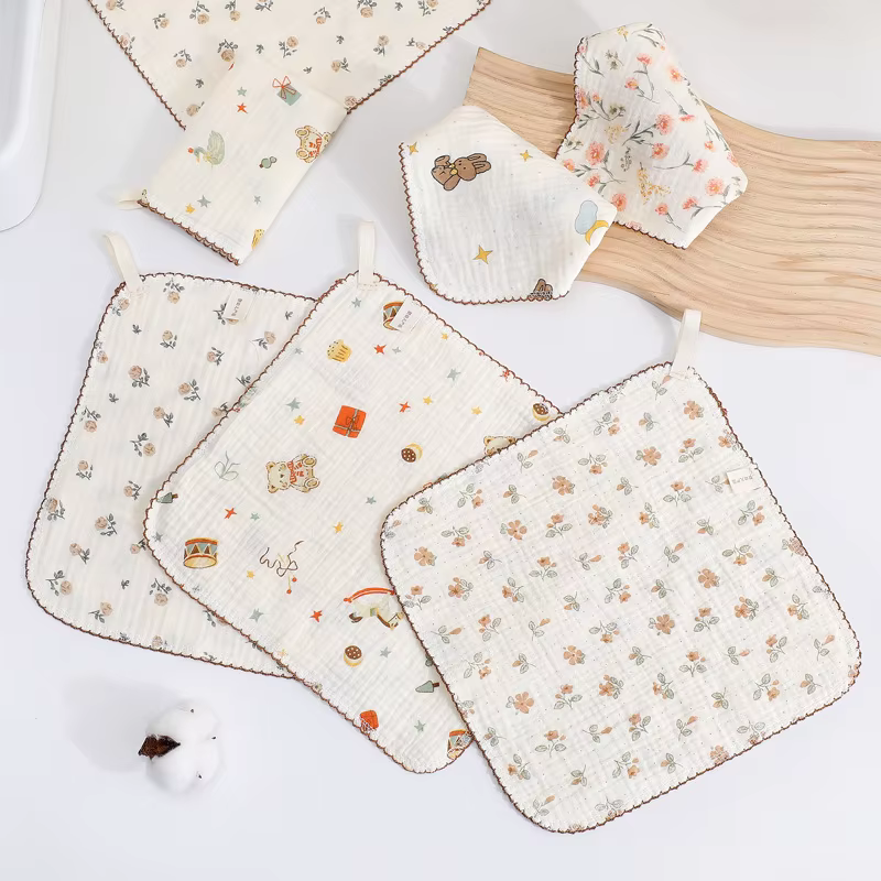 Toalla de muselina absorbente para bebé – Suave y cómoda
