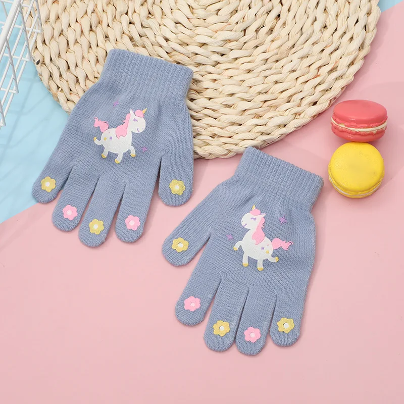 Guantes de invierno niños – Gruesos, cálidos, cinco dedos cortavientos - imagen 3