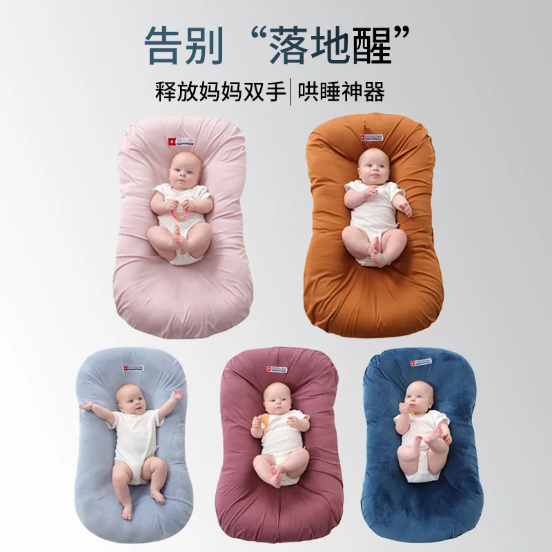 Cuna desmontable, cuna plegable portátil, cama biomimética uterina lavable a máquina, venta al por mayor - imagen 2