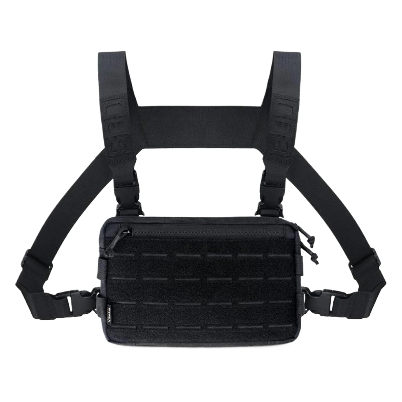 Bolsa táctica para chaleco en el pecho, mochila para acampar, Kit de reconocimiento, riñonera, chaleco, bolsa frontal, ciclismo al aire libre, senderismo, viaje, riñonera Pac - imagen 3