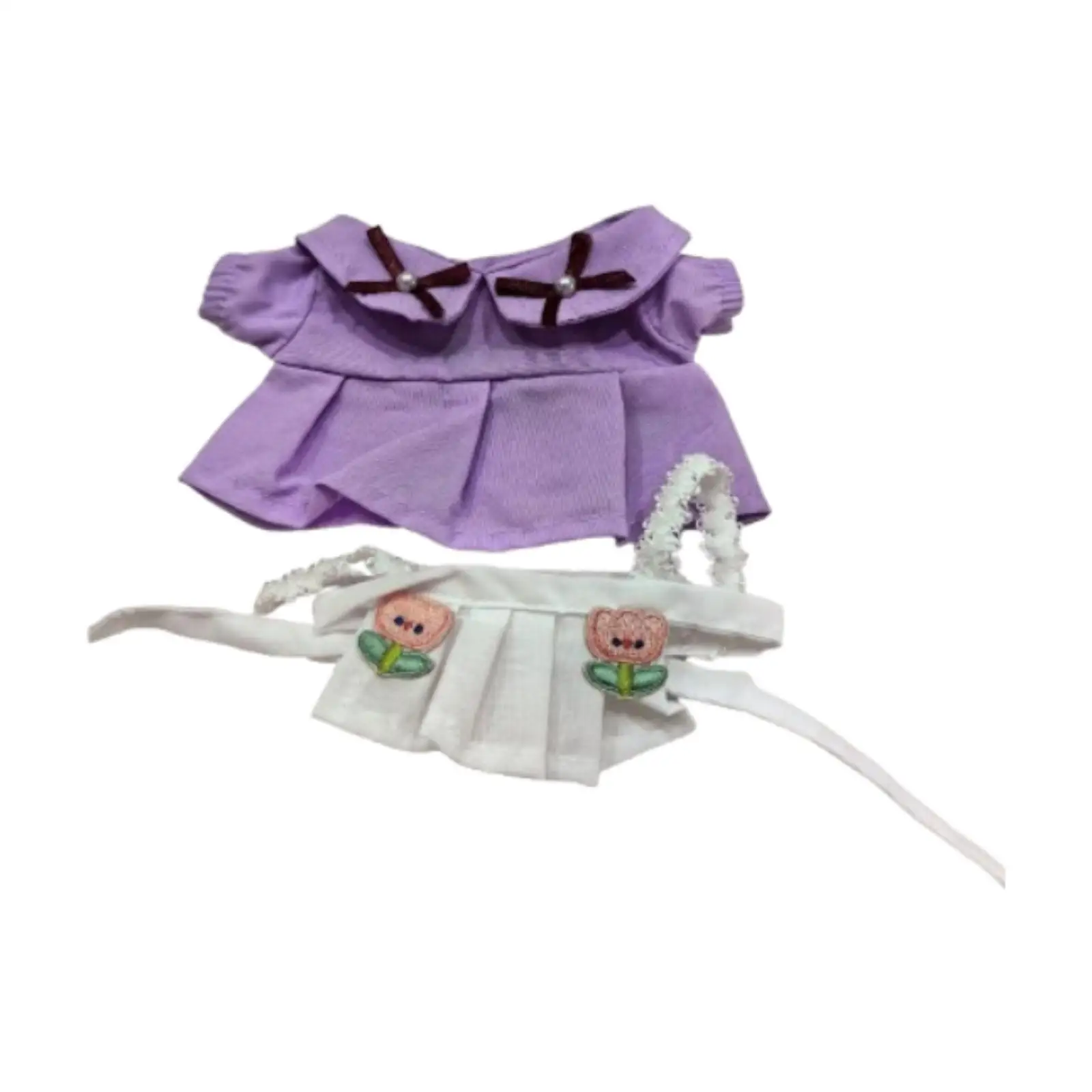 Stuffed Doll Maid Outfit DIY Photo Props Make Your Own Dolls for 5.91inch