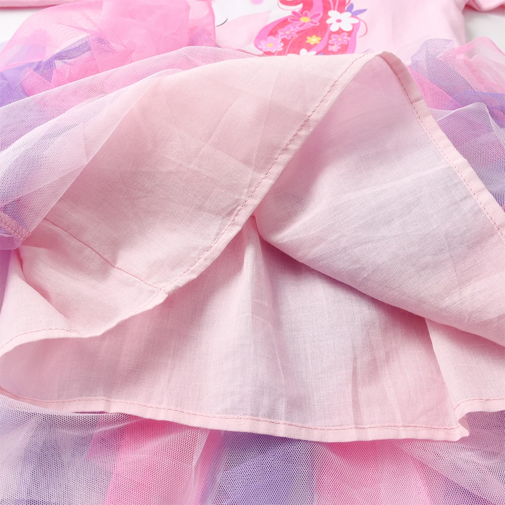 Vestido unicornio floral DXTON para niña princesa - imagen 2