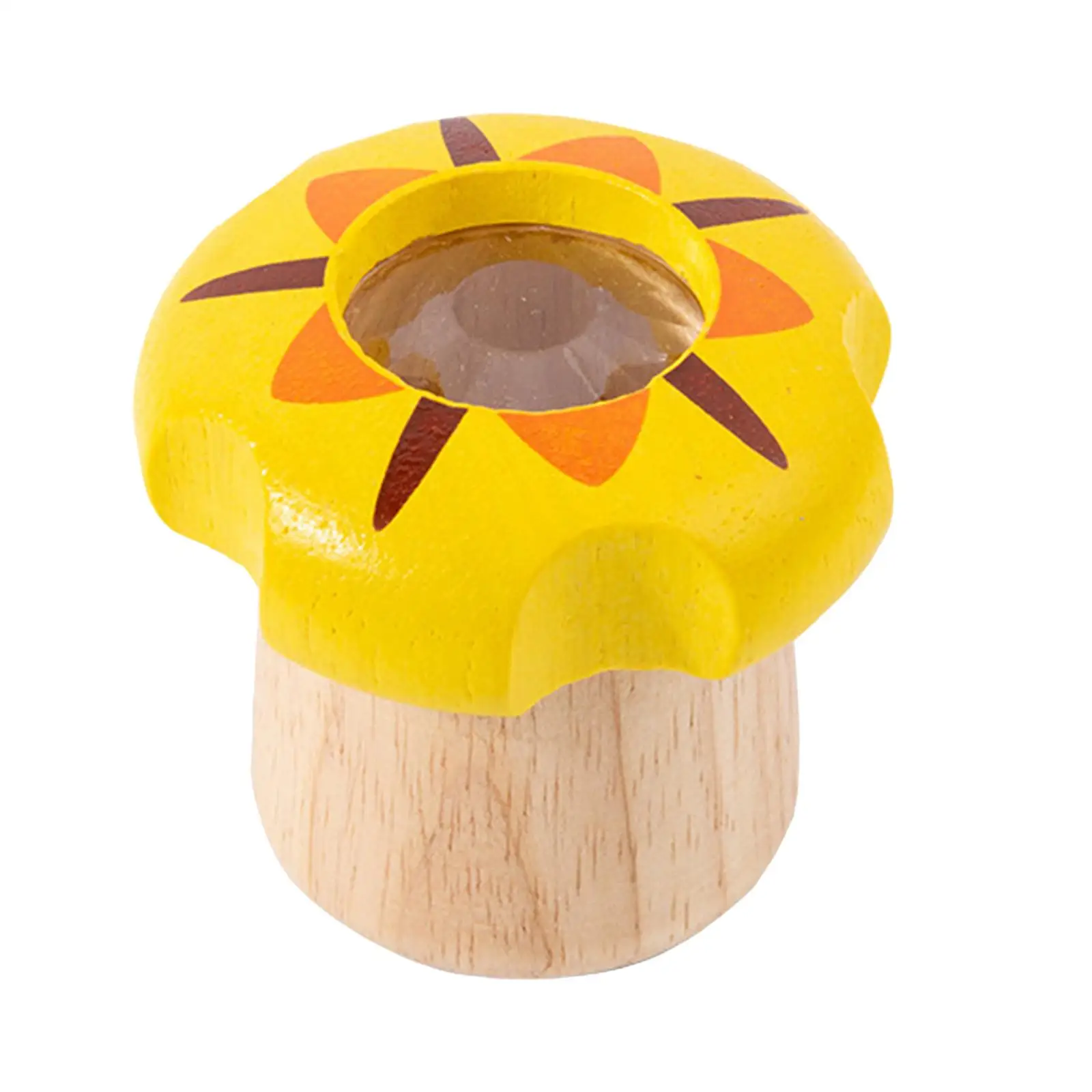 Wooden Kaleidoscope Educational Mushroom Shape, Development Wooden Toys Kids