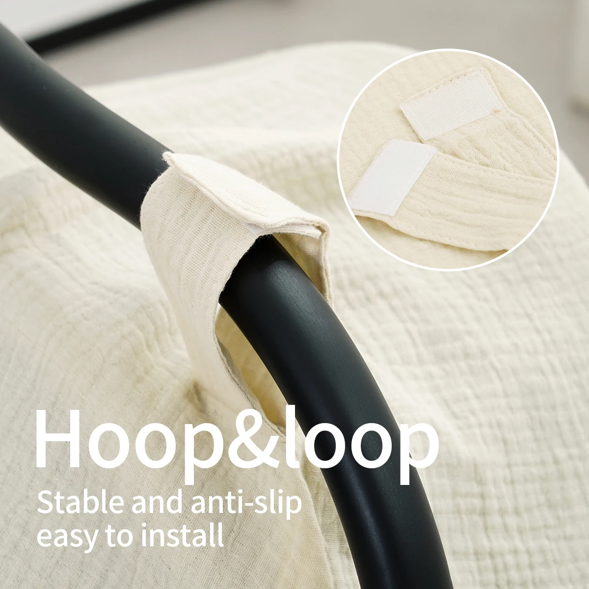 Elinfant Funda para asiento de coche de bebé, dosel para asiento de coche infantil de muselina suave y liviana, funda para asiento de coche a prueba de viento, funda de protección solar - imagen 3